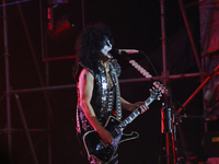 December 04, 2022, Toluca, Mexico: Paul Stanley integrant of the Kiss American rock band   performs on stage during  the third day of the He...