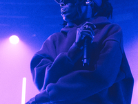 British rapper, singer and actress Little Simz performs live at Fabrique in Milan, Italy on December 5, 2022 (