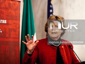 Senator Jeanne Shaheen (D-NH) speaks at a Senate briefing on Iran, hosted by the Organization of Iranian American Communities, a group affil...