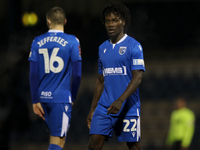 Jordan Green of Gillingham during the FA Cup ''nd round replay between Gillingham and Dagenham and Redbridge at the MEMS Priestfield Stadium...