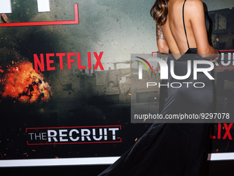 American actress and singer Fivel Stewart arrives at the World Premiere Of Netflix's 'The Recruit' Season 1 held at AMC The Grove 14 on Dece...