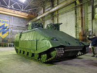 A military armored machine 