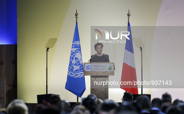 (151130) -- PARIS, Nov. 30, 2015 () -- Christiana Figueres, executive secretary of the UN Framework Convention on Climate Change (UNFCCC), a...