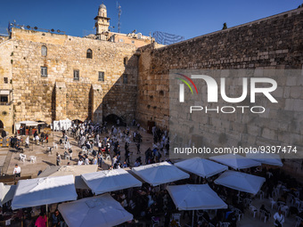 Western Wall in Jerusalem, Israel on December 29, 2022. (