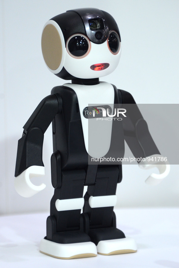 Robot Robi created by DMM.make Robots on display at the International Robot Exhibition 2015 on December 4, 2015, Tokyo, Japan. The Robot Exh...