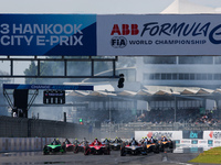 Start during the 2023 Mexico City ePrix, 1st meeting of the 2022-23 ABB FIA Formula E World Championship, on the Autodromo Hermanos Rodrigue...