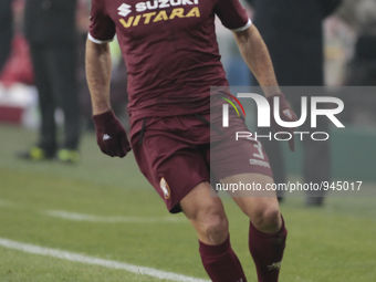 Cristian Molinaro during the Seria A match  between Torino FC and AS Roma at the olympic stadium of turin on december 5, 2015 in torino, ita...