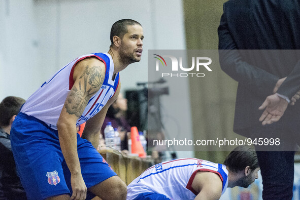 December 5, 2015: Gerald Lee #15 of Steaua CSM EximBank Bucharest  during the LNBM - Men National Basketball League Romania game between  St...
