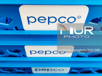 Pepco baskets in a store in Krakow, Poland on January 18, 2023. (