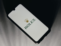 In this photo illustration a Rolex logo is displayed on a smartphone screen in Athens, Greece on January 20, 2023. (