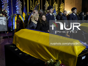 Funeral ceremonies for the victims of the January 18 helicopter crash in Kyiv, Ukraine, on January 21, 2023Funeral ceremonies for the victim...