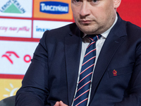 Lukasz Wachowski during presentation of new head coach of polish football national team in Warsaw, Poland on January 24, 2023. (