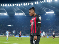 Rafael Leao of AC Milan leaves the pitch dejected during the Serie A match between SS Lazio and AC Milan at Stadio Olimpico, Rome, Italy on...