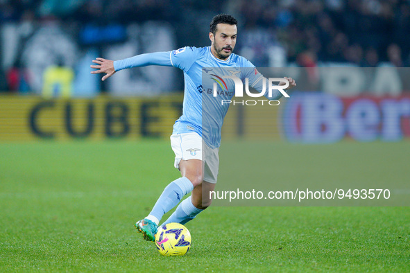 Pedro of SS Lazio during the Serie A match between SS Lazio and AC Milan at Stadio Olimpico, Rome, Italy on 24 January 2023.  