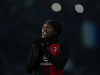 Rafael Leao of AC Milan gestures during the Serie A match between SS Lazio and AC Milan at Stadio Olimpico, Rome, Italy on 24 January 2023....
