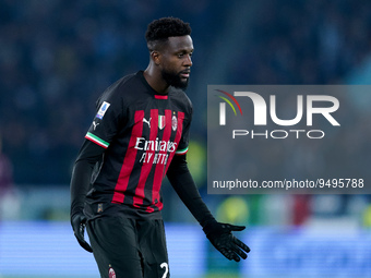Divock Origi of AC Milan looks on during the Serie A match between SS Lazio and AC Milan at Stadio Olimpico, Rome, Italy on 24 January 2023....
