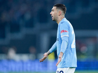 Mattia Zaccagni of SS Lazio looks dejected during the Serie A match between SS Lazio and AC Milan at Stadio Olimpico, Rome, Italy on 24 Janu...