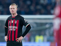 Simon Kjaer of AC Milan looks dejected during the Serie A match between SS Lazio and AC Milan at Stadio Olimpico, Rome, Italy on 24 January...