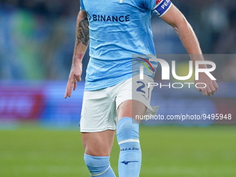 Sergej Milinkovic-Savic of SS Lazio during the Serie A match between SS Lazio and AC Milan at Stadio Olimpico, Rome, Italy on 24 January 202...