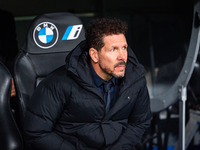 Diego Pablo Simeone (Atletico Madrid) during the football match between
Real Madrid and Atletico Madrid called El Derby valid for the quarte...