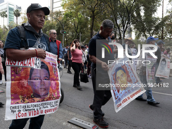 January 26, 2023, Mexico City, Mexico: The parents of the 43 Ayotzinapa normalistas and students, 100 months after their forced disappearanc...