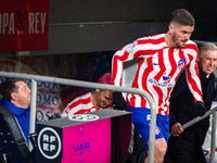 Rodrigo De Paul (Atletico Madrid) during the football match between
Real Madrid and Atletico Madrid called El Derby valid for the quarter fi...