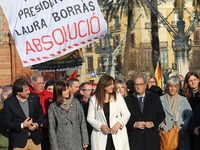 Laura Borras, former president of the Parliament of Catalonia, has gone to the Superior Court of Justice of Catalonia to be tried for dividi...