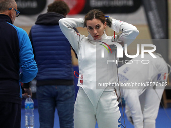 Rossella Flamingo, from Italy, during the 46th edition of the City of Barcelona International Fencing Trophy for Women's Sword, held at the...