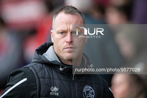 Walsall's manager Michael Flynn before the Sky Bet League 2 match between Walsall and Leyton Orient at the Banks's Stadium, Walsall on Satur...