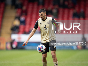 Idris El Mizouni of Leyton during the Sky Bet League 2 match between Walsall and Leyton Orient at the Banks's Stadium, Walsall on Saturday 1...