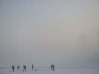 Thick smog enveloped Harbin city in China on December 13. According to the local meteorological department reports, 2.5 parts per million of...