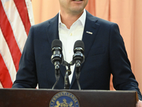 Pennsylvania Governor Josh Shapiro announces to refuse to sign execution warrants and calls for abolishing the death penalty for good, durin...