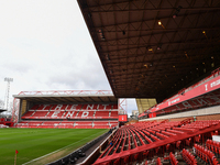 General view inside the City Ground during the Premier League match between Nottingham Forest and Manchester City at the City Ground, Nottin...