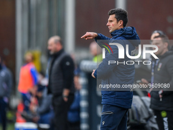 Thiago Motta Santon Olivares (Bologna) head coach during the italian soccer Serie A match UC Sampdoria vs Bologna FC on February 18, 2023 at...