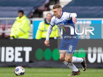 Max Power #8 of Wigan Athletic during the Sky Bet Championship match between Wigan Athletic and Norwich City at the DW Stadium, Wigan on Sat...