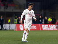 Brahim Diaz of AC Milan in action during the Serie A football match between AC Monza and AC Milan at U-Power Stadium in Monza, Italy, on Feb...