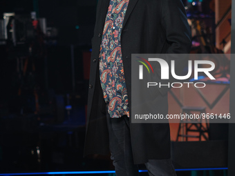 Spanish singer Miguel Bose attends ''Cover Night'' photocall presented by RTVE on February 27, 2023 in Leganes, Spain. (