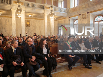 Inauguration of the 679th academic year of the University of Pisa in Pisa, Italy, on Feb. 28, 2023. The ceremony was opened by Health Minist...