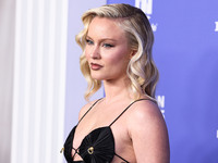 Zara Larsson wearing a Schiaparelli dress arrives at the 2023 Billboard Women In Music held at the YouTube Theater on March 1, 2023 in Ingle...