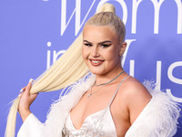 Ashlee Keating arrives at the 2023 Billboard Women In Music held at the YouTube Theater on March 1, 2023 in Inglewood, Los Angeles, Californ...