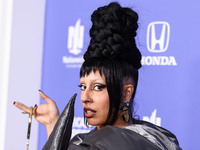 Laya arrives at the 2023 Billboard Women In Music held at the YouTube Theater on March 1, 2023 in Inglewood, Los Angeles, California, United...