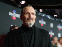 Miguel Bose attends the premiere of BIOPIC: BOSE in Madrid, Spain, on March 2, 2023 (
