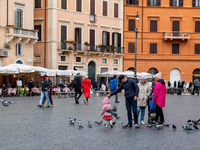 Of the tourists in Piazza Navona in Rome on 2 March 2023, tourism is on the rise with Italian destinations after the two-year pandemic. Many...
