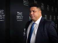 

Ronaldo, a Brazilian foreign football player, is walking the Green Carpet ahead of The Best FIFA Football Awards 2022 in Paris, France, on...
