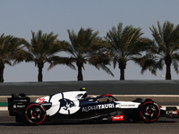 Yuki Tsunoda of AlphaTauri during the first practice ahead of the Formula 1 Bahrain Grand Prix at Bahrain International Circuit in Sakhir, B...