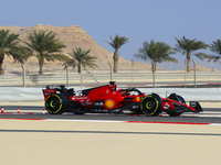 Charles Leclerc of Ferrari during Practice 1 day of Bahrain Grand Prix of 2023 Formula One World Championship at Bahrain International Circu...