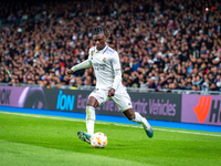 Eduardo Camavinga (Real Madrid) during the football match between
Real Madrid and Barcelona valid for the semifinal of the ''Copa del Rey''...