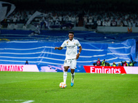Aurelien Tchouameni (Real Madrid) during the football match between
Real Madrid and Barcelona valid for the semifinal of the ''Copa del Rey'...