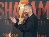 Director David F. Sandberg attends the premiere for ''Shazam! Fury Of The Gods'' at The Space Cinema Moderno on March 03, 2023 in Rome, Ital...