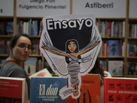 A view inside the International Book Fair at the Palacio de Mineria in Mexico City, organised by the Faculty of Engineering of the National...